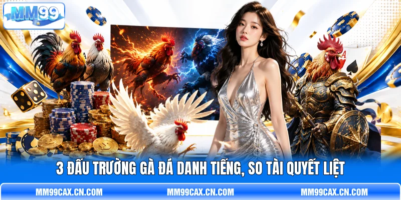 3 đấu trường gà đá danh tiếng, so tài quyết liệt